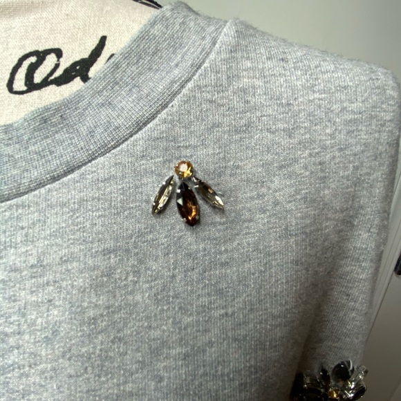 J CREW EMBELLISHED CHANDELIER SWEATSHIRT - Picture 5 of 6